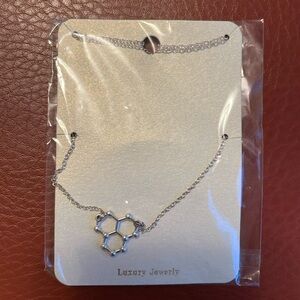 Water molecule necklace